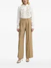 Bruuns Bazaar Sequin-embellished Collared Shirt In White