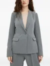 Bruuns Bazaar Single-button Suit Jacket In Gray