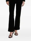 Bruuns Bazaar Velvet Trousers In Black