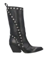 Bryan Blake Woman Knee Boots Black Size 7 Soft Leather In Black