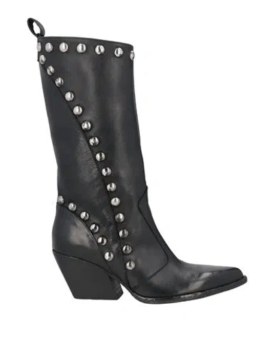 Bryan Blake Woman Knee Boots Black Size 7 Soft Leather