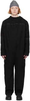 Bryan Jimene`z Black Anti Exposure Jumpsuit In Black