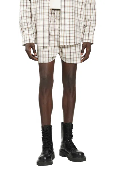 Bryan Jimene`z Check Boxers In Brown