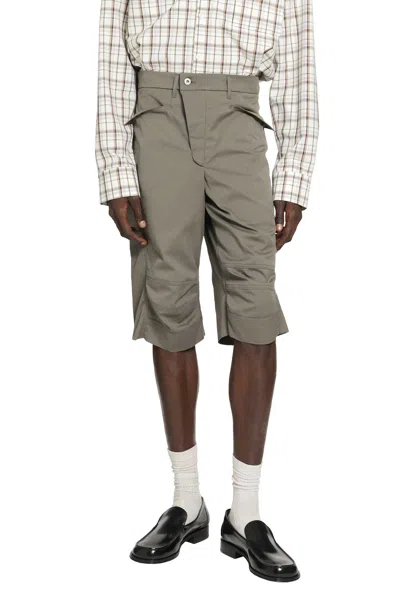 Bryan Jimene`z Cut Off Shorts In Brown