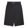 Bryan Jimene`z Bryan Jimenez Denim Bunker Bermudas Black In Multi