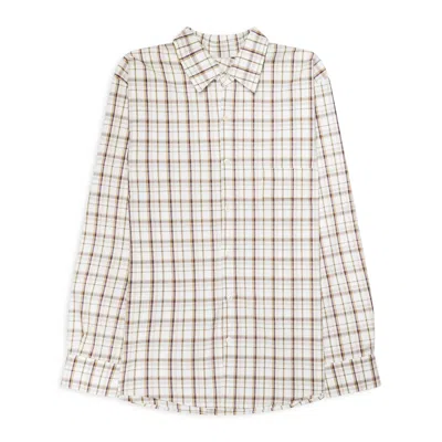 Bryan Jimene`z Bryan Jimenez  Plaid Shirt Brown In Multi