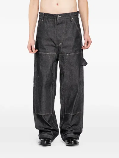 Bryan Jimene`z Straight-leg Jeans In Black