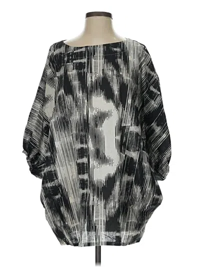 Pre-owned Bryn Walker 3/4 Sleeve Blouse In Black