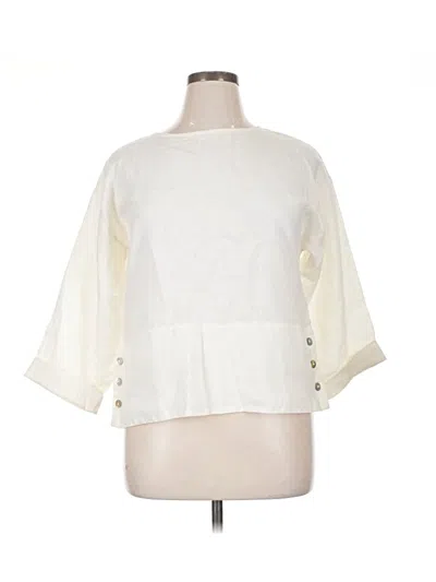 Pre-owned Bryn Walker 3/4 Sleeve Blouse In Ivory