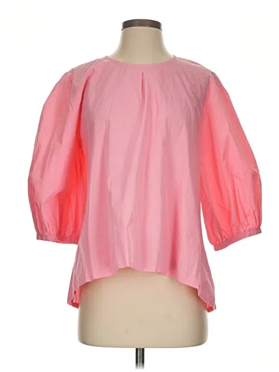Pre-owned Bryn Walker 3/4 Sleeve Blouse In Pink