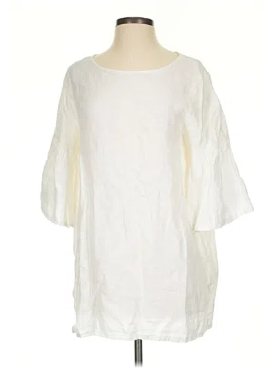 Pre-owned Bryn Walker 3/4 Sleeve Blouse In White