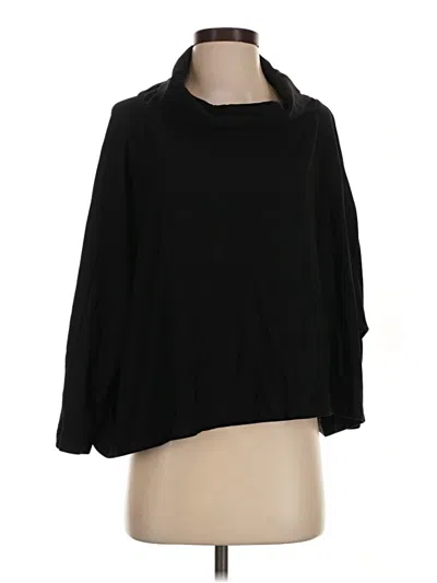 Pre-owned Bryn Walker 3/4 Sleeve Top Black Cowl Neck Tops