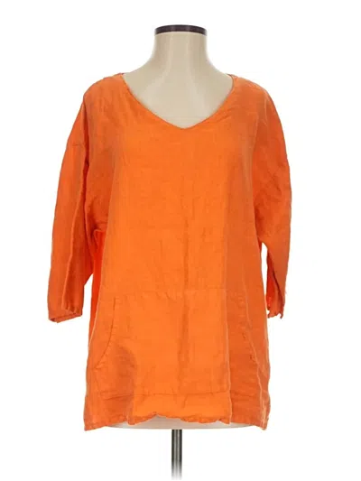 Pre-owned Bryn Walker 3/4 Sleeve T-shirt In Orange
