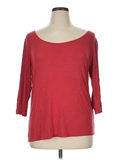 Pre-owned Bryn Walker 3/4 Sleeve T-shirt In Red