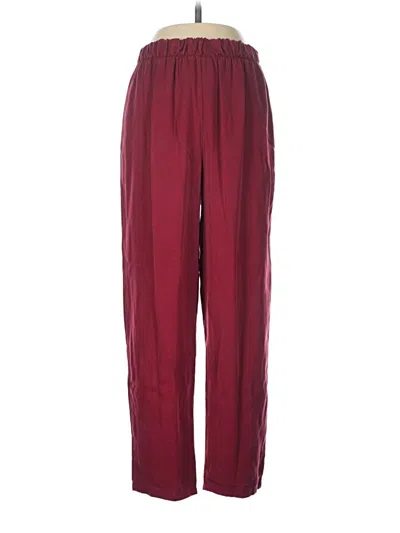 Pre-owned Bryn Walker Casual Pants In Burgundy