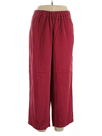 Pre-owned Bryn Walker Casual Pants In Burgundy