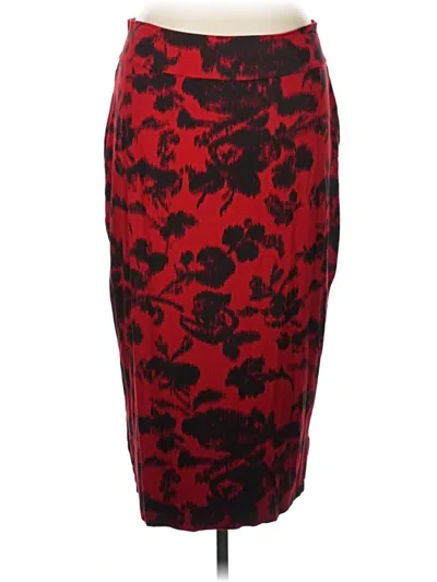 Pre-owned Bryn Walker Formal Skirt In Red