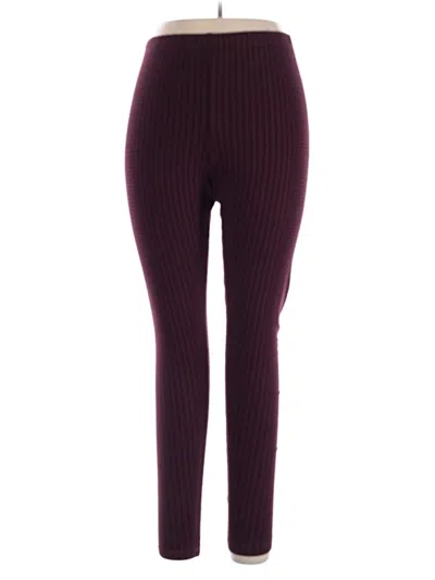 Pre-owned Bryn Walker Leggings In Burgundy