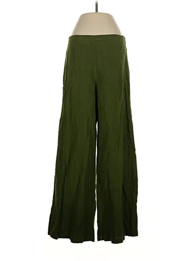 Pre-owned Bryn Walker Linen Pants In Green