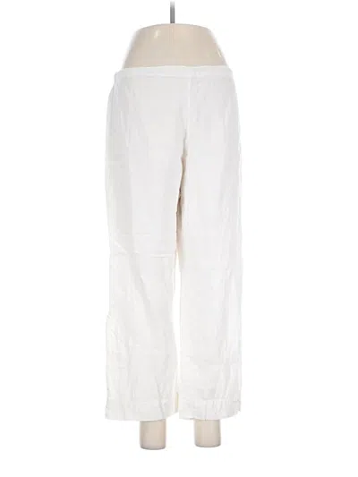 Pre-owned Bryn Walker Linen Pants In Ivory