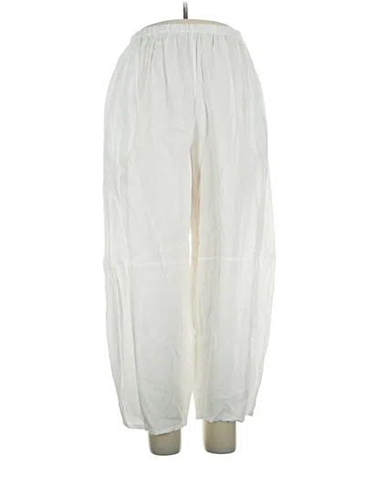 Pre-owned Bryn Walker Linen Pants In Ivory