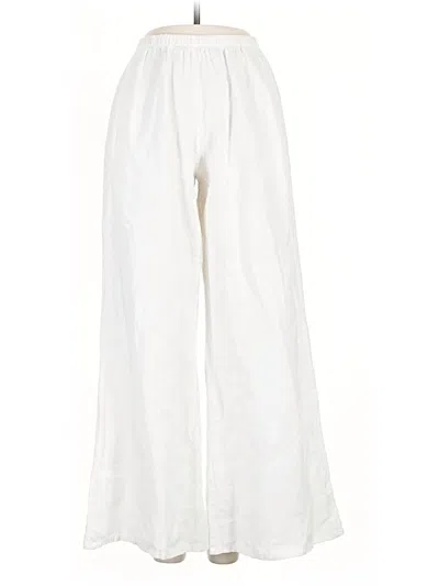 Pre-owned Bryn Walker Linen Pants In White
