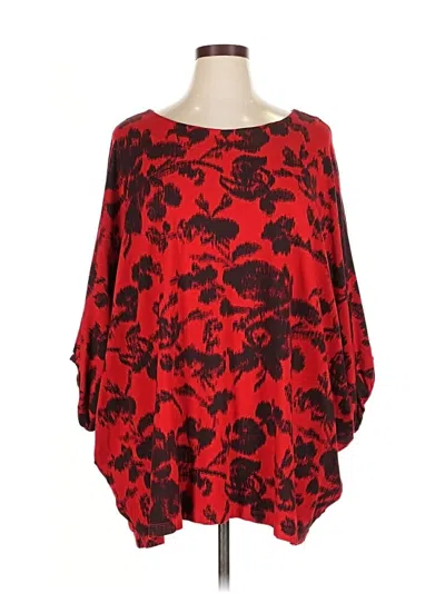 Pre-owned Bryn Walker Poncho In Red
