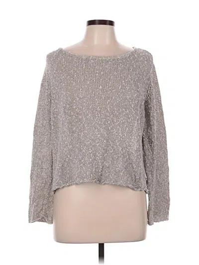 Pre-owned Bryn Walker Pullover Sweater In Silver