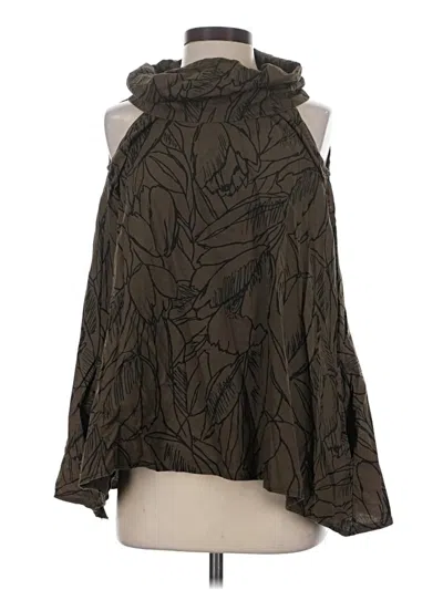Pre-owned Bryn Walker Sleeveless Blouse In Brown