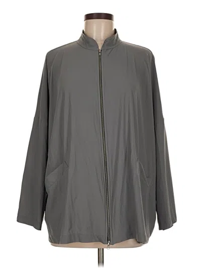 Pre-owned Bryn Walker Windbreaker Jacket In Gray