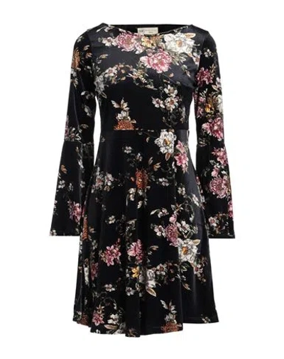 Bsb Jeans Woman Mini Dress Midnight Blue Size M Polyester