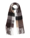 Bsb Jeans Woman Scarf Taupe Size - Polyester In Multi