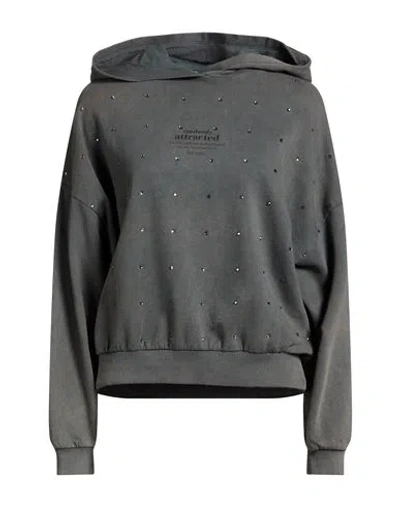 Bsb Jeans Woman Sweatshirt Grey Size S Cotton In Gray