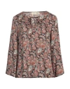 Bsb Woman Blouse Black Size L Viscose In Black