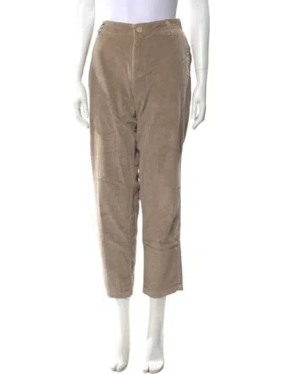 Pre-owned Bsbee Corduroy Straight Leg Pants W/ Tags In Neutral