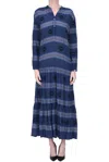 BSBEE EMBROIDERED COTTON LONG DRESS