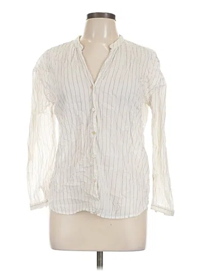 Pre-owned Bsbee Long Sleeve Blouse In Ivory