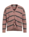 Bsbee Man Cardigan Antique Rose Size S Baby Alpaca Wool, Polyamide, Wool In Pink