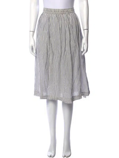 Pre-owned Bsbee Striped Knee-length Skirt In Multicolor