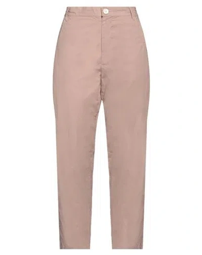 Bsbee Woman Pants Light Brown Size 25 Cotton In Beige