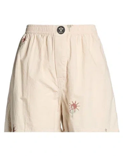 Bsbee Woman Shorts & Bermuda Shorts Beige Size M Cotton In Nude