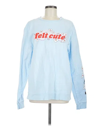 Pre-owned Bsr By Samii Ryan Sweatshirt In Blue