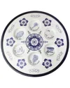 Bt Shalom Seder Plate In Blue