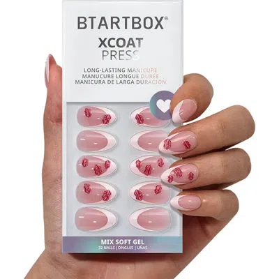 Btartboxnails Press-on Nails Almond Nail Set In Pink