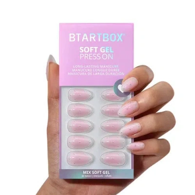 Btartboxnails Press-on Nails Set Short Almond In Pink