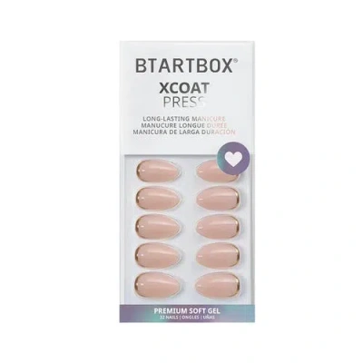 Btartboxnails Press-on Nails Set Short Almond In Pink
