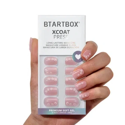 Btartboxnails Press-on Nails Set Short Square In Pink