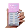 Btartboxnails Press-on Nails Set Short Square In Blue