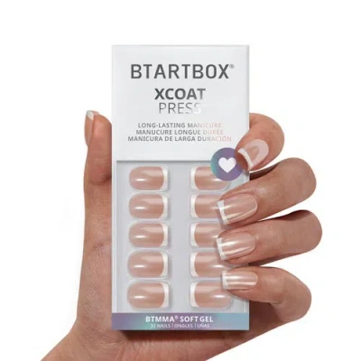 Btartboxnails Press-on Nails Set Short Square In Transparent