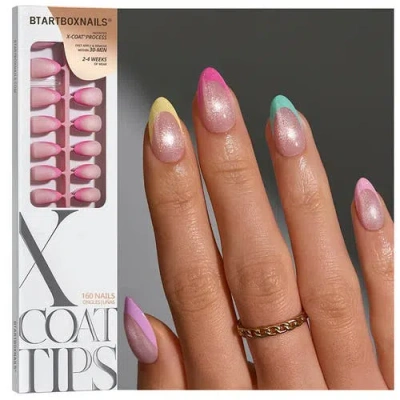 Btartboxnails Soft Gel Nail Tips Xcoattips® French Brighter Pastel In Multi